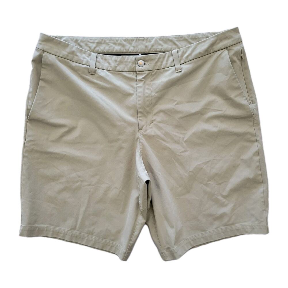 Lululemon Commission Classic-Fit Short Mens 38 Warpstreme Tofino Sand